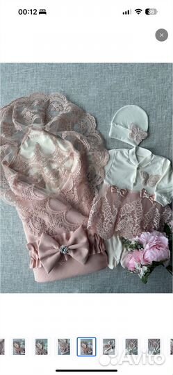 Конверт на выписку летний для девочки