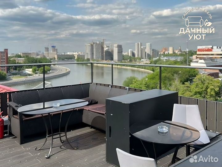 Мебель для сада под Ротанг/ Подушки в Подарок