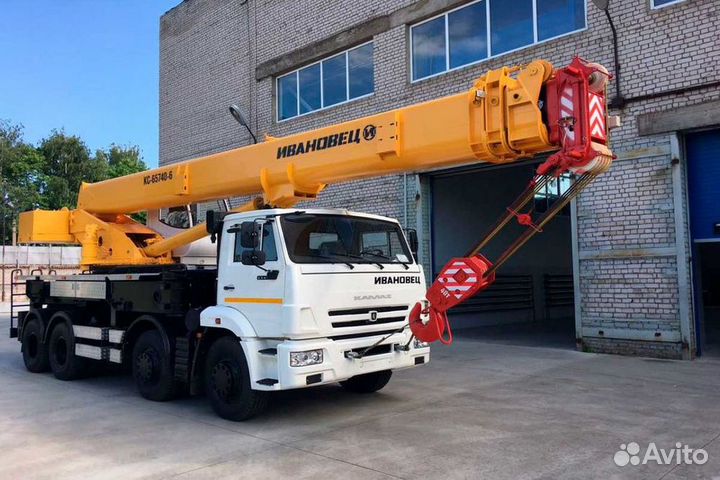 Аренда и услуги автокрана, 25 т, 33 м, с гуськом 8.2 м