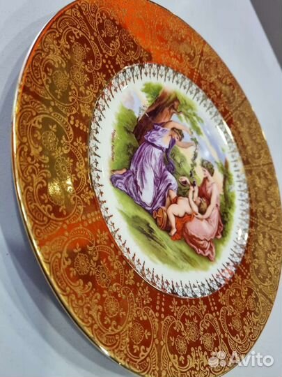 Винтажная тарелка edgewood china warran