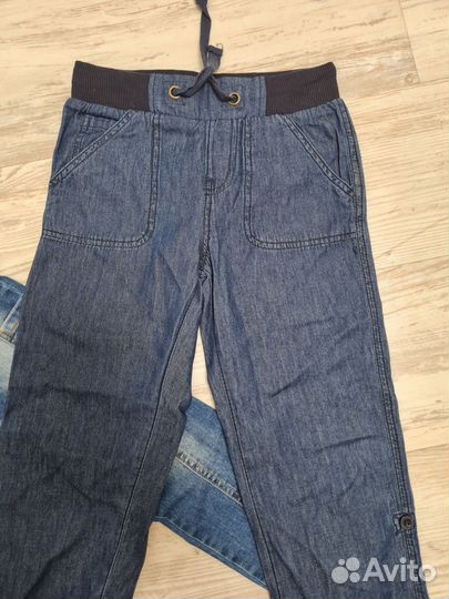 Джинсы брюки для мальчика, рост 128 см