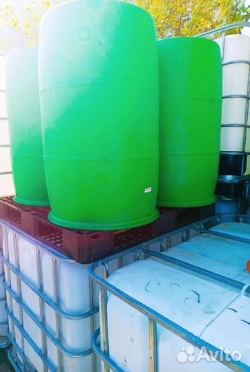 Бочка пластиковая 100л. 127л Бочки пищевые пластик