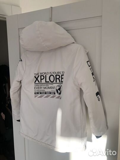 Пуховик куртка зимняя детская 134 futurino