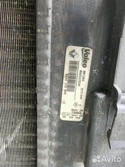 Диффузор рено меган 2