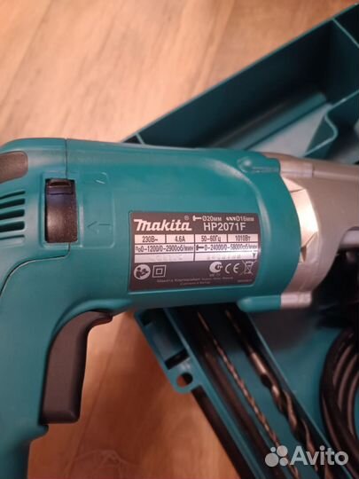 Дрель ударная двухскоростная Makita HP2071F