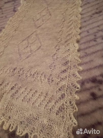 Ажурный шарф паутинка