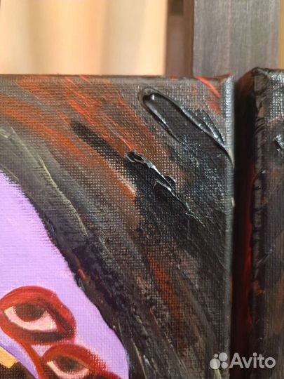 Хорор картины акрил на холсте