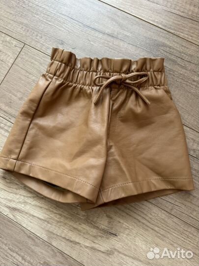 Шортики из эко кожы