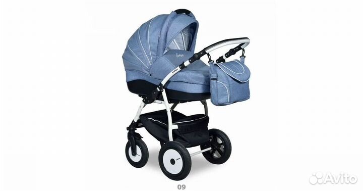 Коляска 3 в 1 indigo