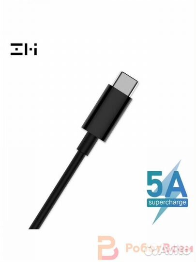 Кабель Type-C/Type-C ZMI 100см 100W AL307E - черны