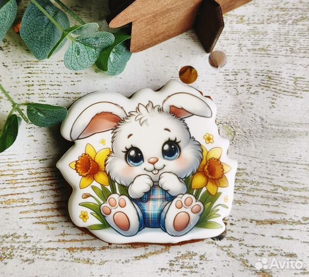 Подарок на Пасху, день рождения. Имбирный пряник