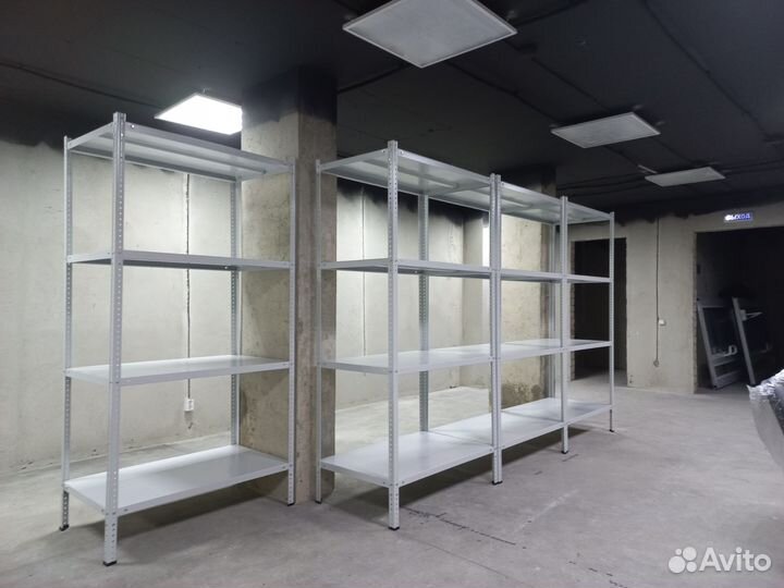 Стеллаж металлический 1500*750*200- 4 полки