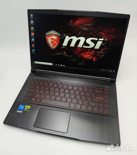 Игровой ноутбук MSI Thin GF63 I5/16Gb/RTX4050/512G