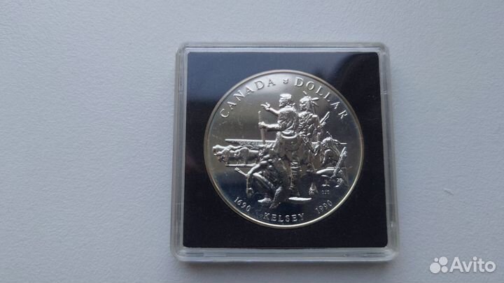 1 доллар, Канада, серебро