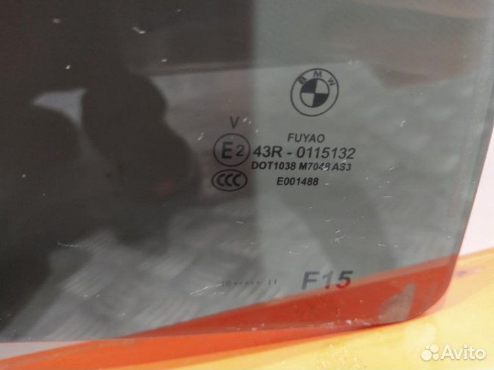 Стекло двери заднее правое Bmw X5 5.0D