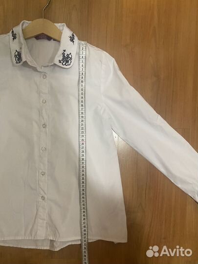 Школьные рубашки для девочек 140 146