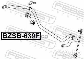 Втулка переднего стабилизатора D24 bzsb-639f Fe