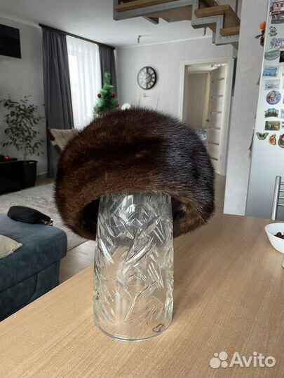 Шапка норковая женская