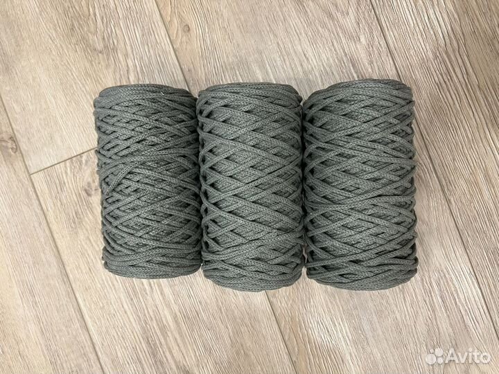 Хлопковый шнур 3мм 4 шт