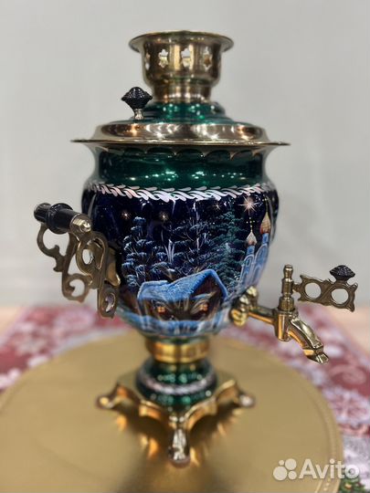 Самовар электрический расписной 