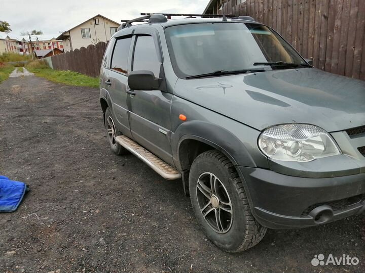 Пороги на ниву chevrolet