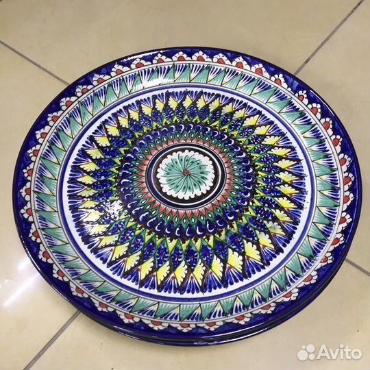 Блюдо для плова 38 см Мехроб синий