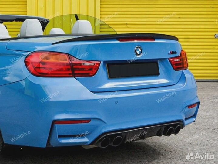 Спойлер BMW 4 F33 M4 стиль глянец