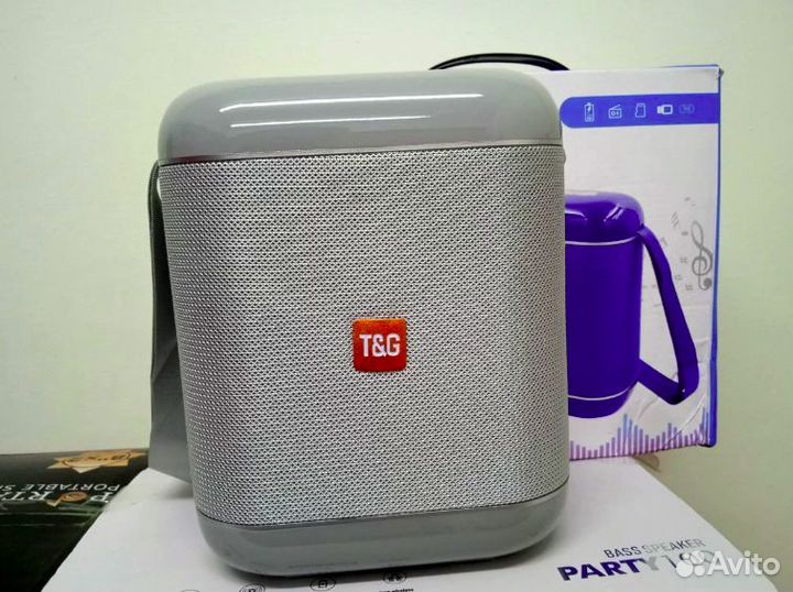 Колонка + Караоке + Микрофон + Ремень + Гарантия