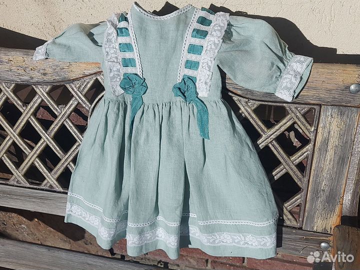 Платье на антикварную куклу или реплику