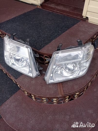 Фары nissan pathfinder линзы ксенон