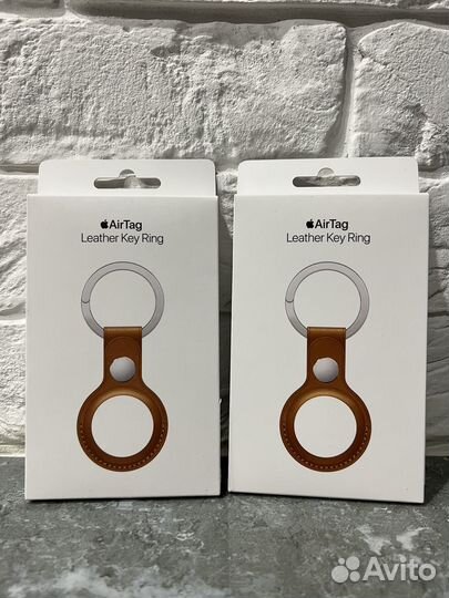 Кожаный брелок Apple AirTag. Новый. Оригинал