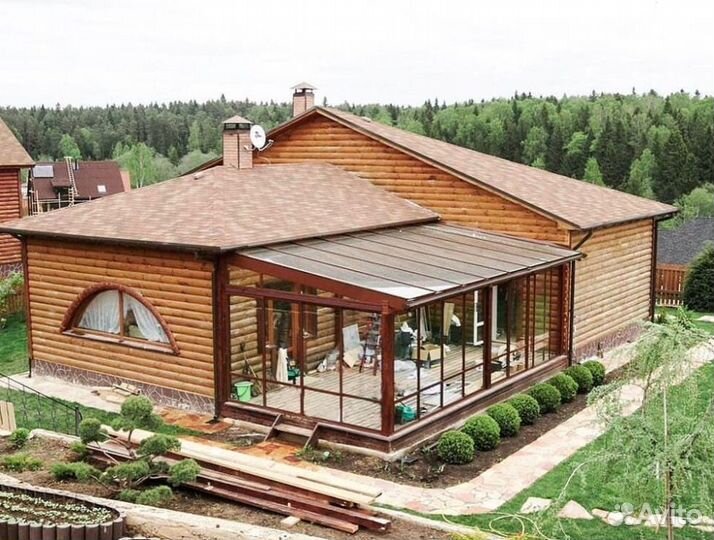 Пластиковые окна. остекление коттеджей