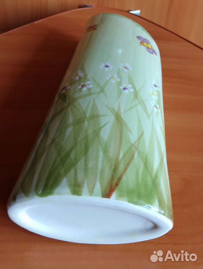 Керамическая ваза ручная роспись