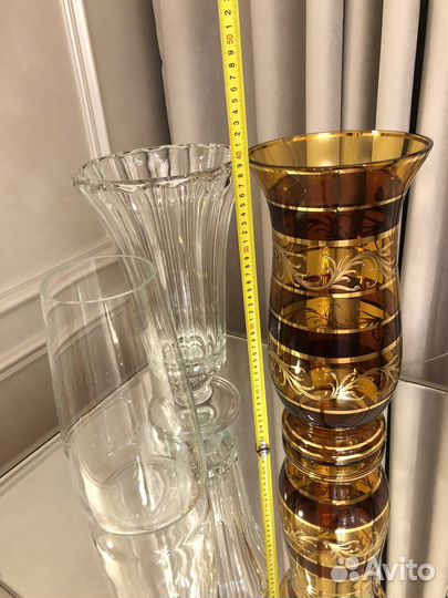 Ваза для цветов Bohemia Cristal