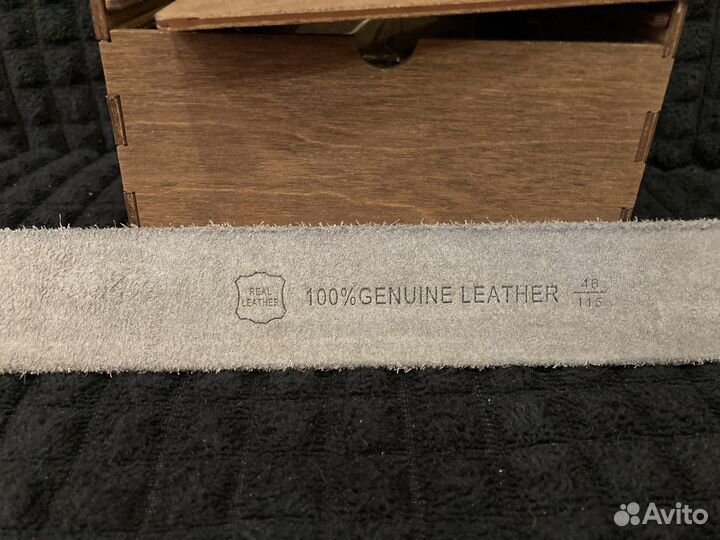 Мужской кожаный ремень