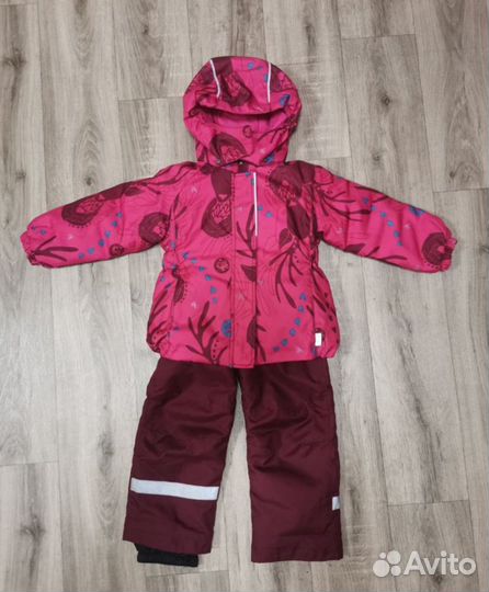 Зимний костюм для девочки 104-110