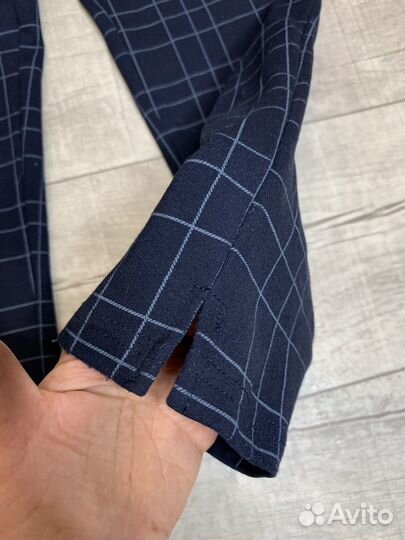 Брюки в клетку акула