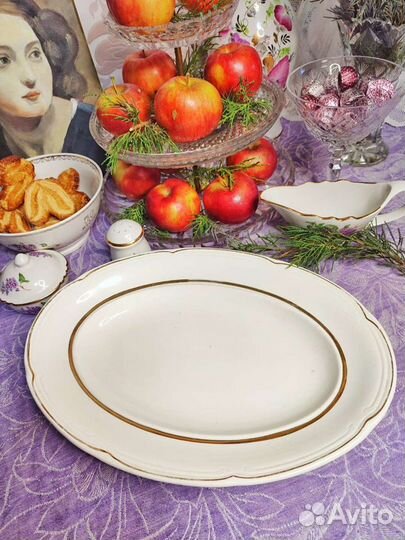 Блюдо овальное большое