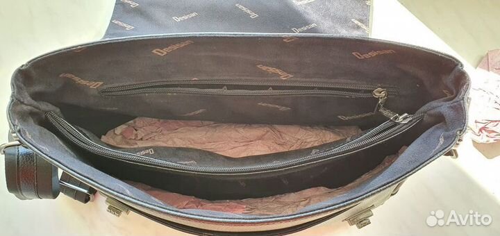 Мужская кожаная сумка новая
