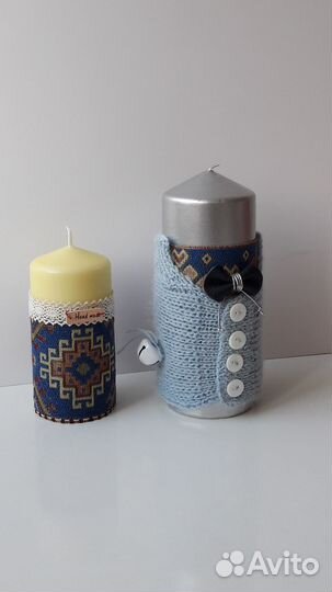 Рождественские фигурки и свечи