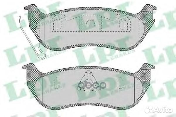 Колодки тормозные дисковые 05P1366 Lpr