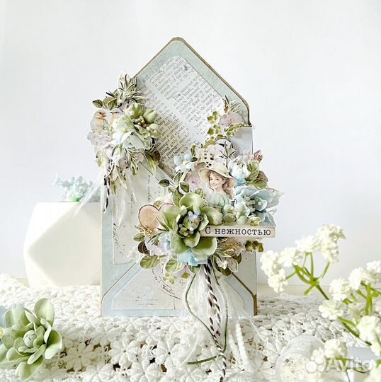 Открытка ручной работы