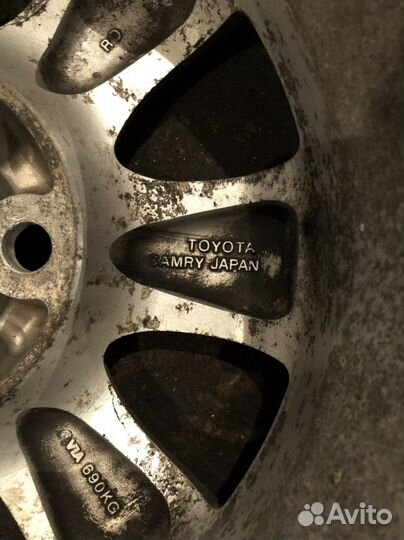 Литые диски r15 на toyota