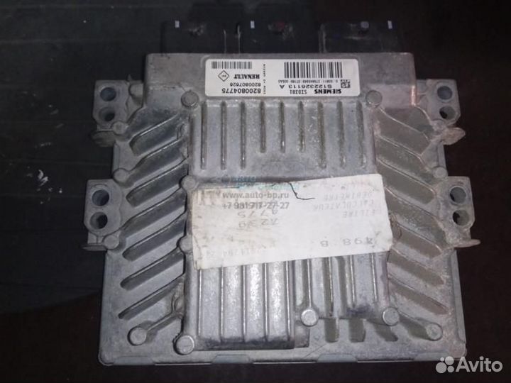 Блок управления двигателем renault scenic grand sc