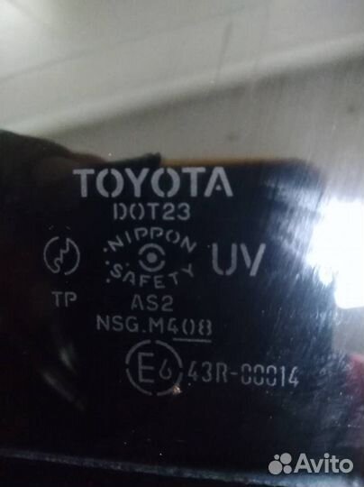 Стекло двери задней левой Toyota Camry V40 2006-20