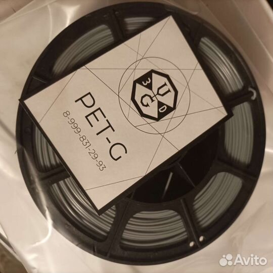 Pet-g нить светло-серая