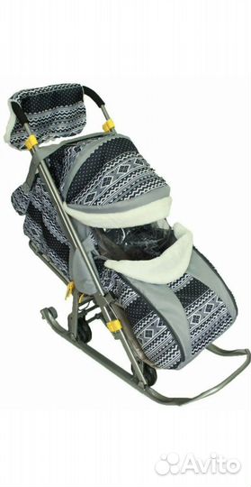 Детские санки коляска