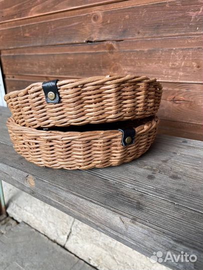 Плетеные тарелочки