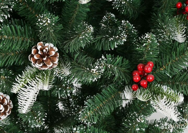 Елка искусственная с ягодами 150/180/210/240см