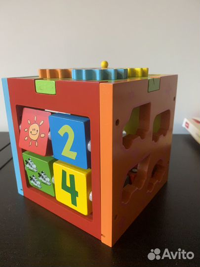 Развивающие игрушки сортер деревянный